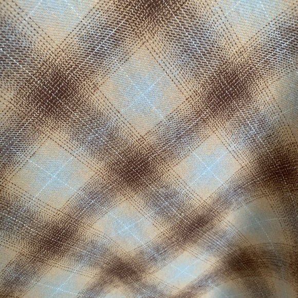 CP Shades Plaid M Cotton Silk Pullover Tunic Top Blouse Size XS Lagenlook Boho - Picture 3 of 10